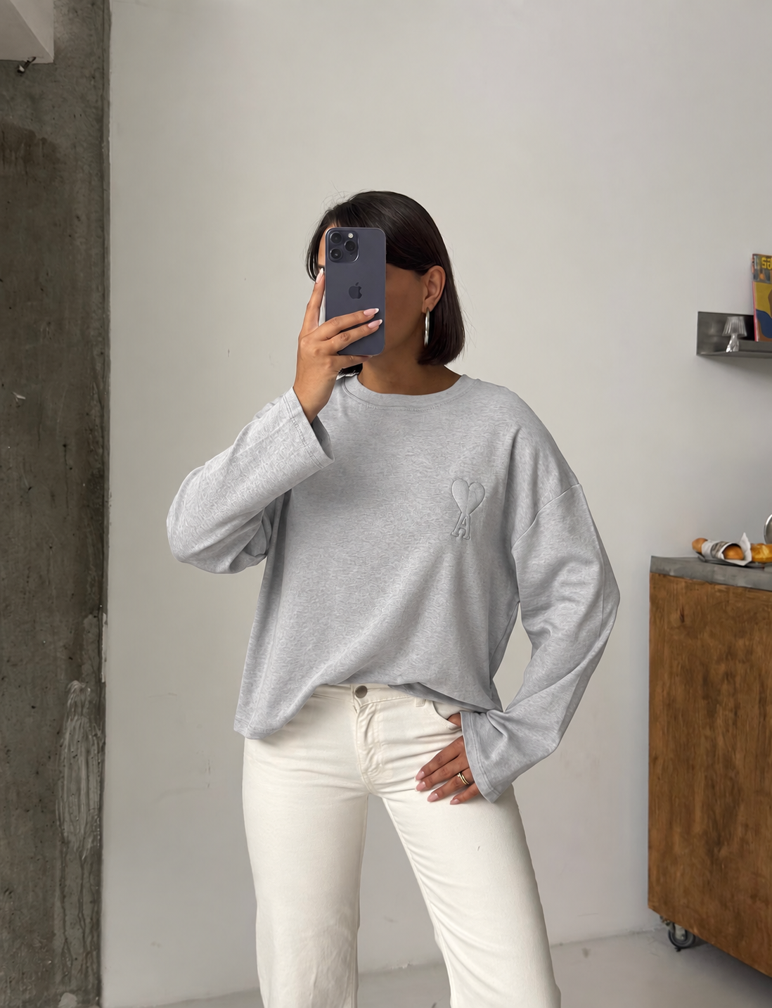 Amour Sweatshirt - Grey