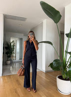 Dilvin Navy Pants
