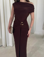 Chic Brown Dress