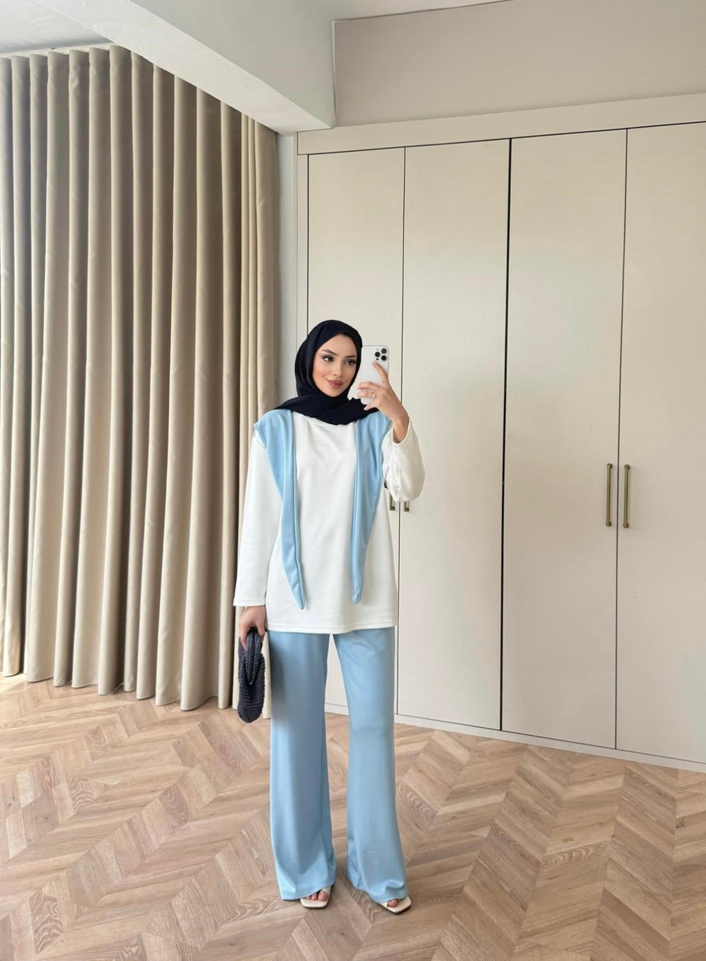 Twist Hijabi Set - Blue