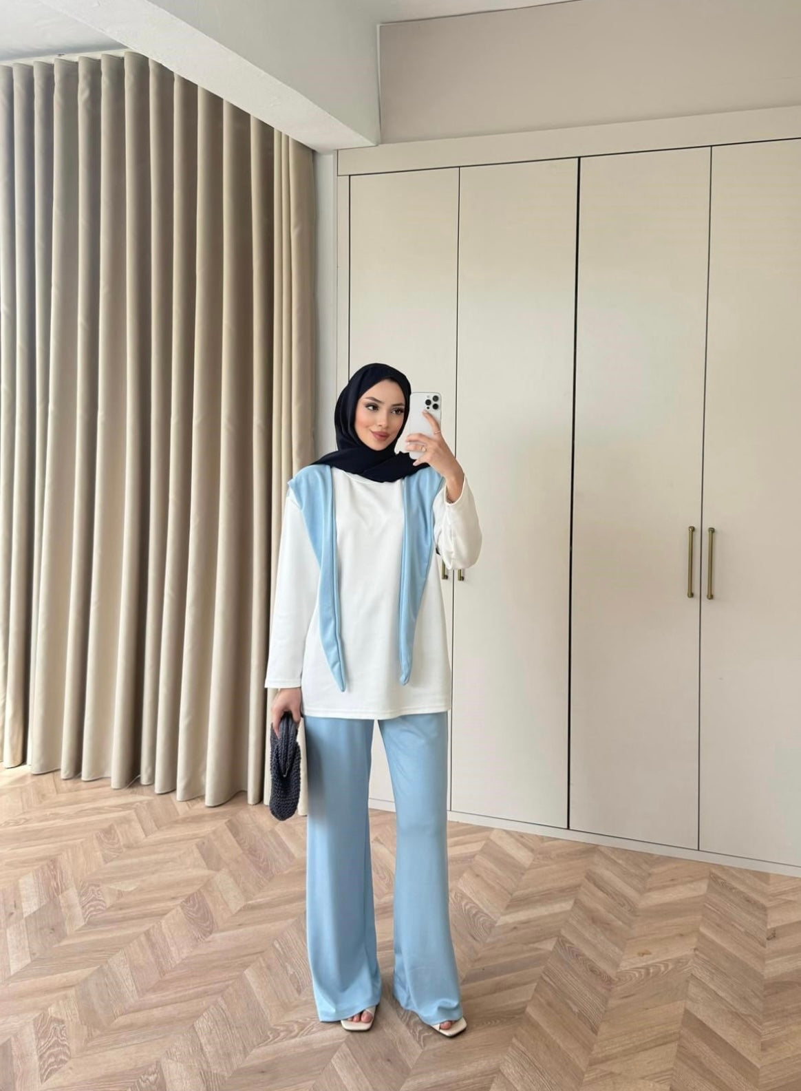 Twist Hijabi Set - Blue