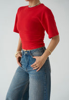 Waisted top with Zipper