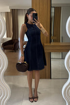 Flare Denim Dress