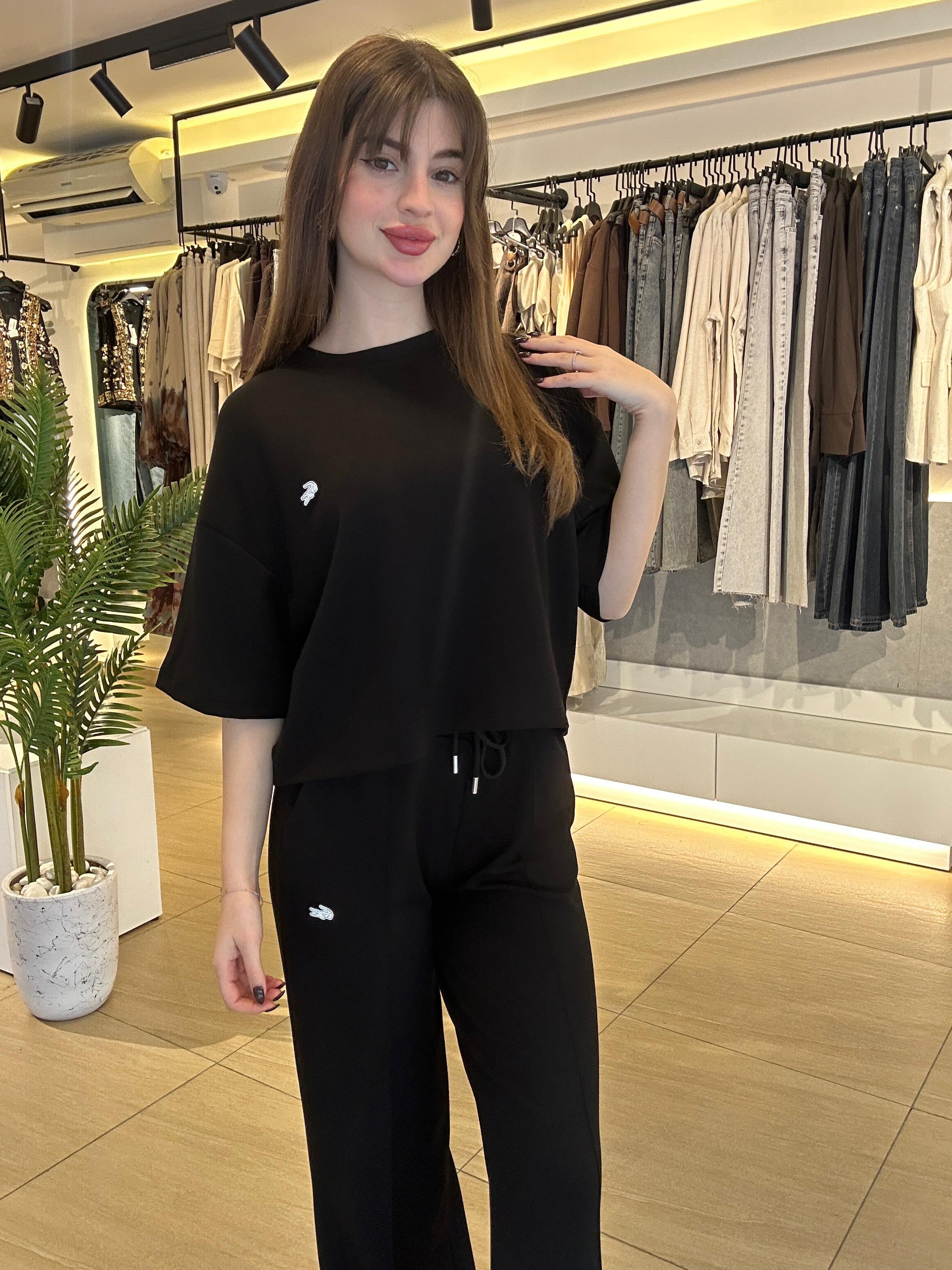 Black Lacoste Set