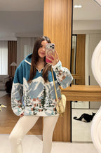 Blue Print Ski-Sweater