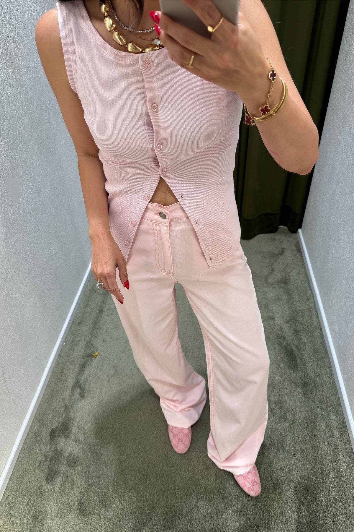 Dilvin Pink Jeans