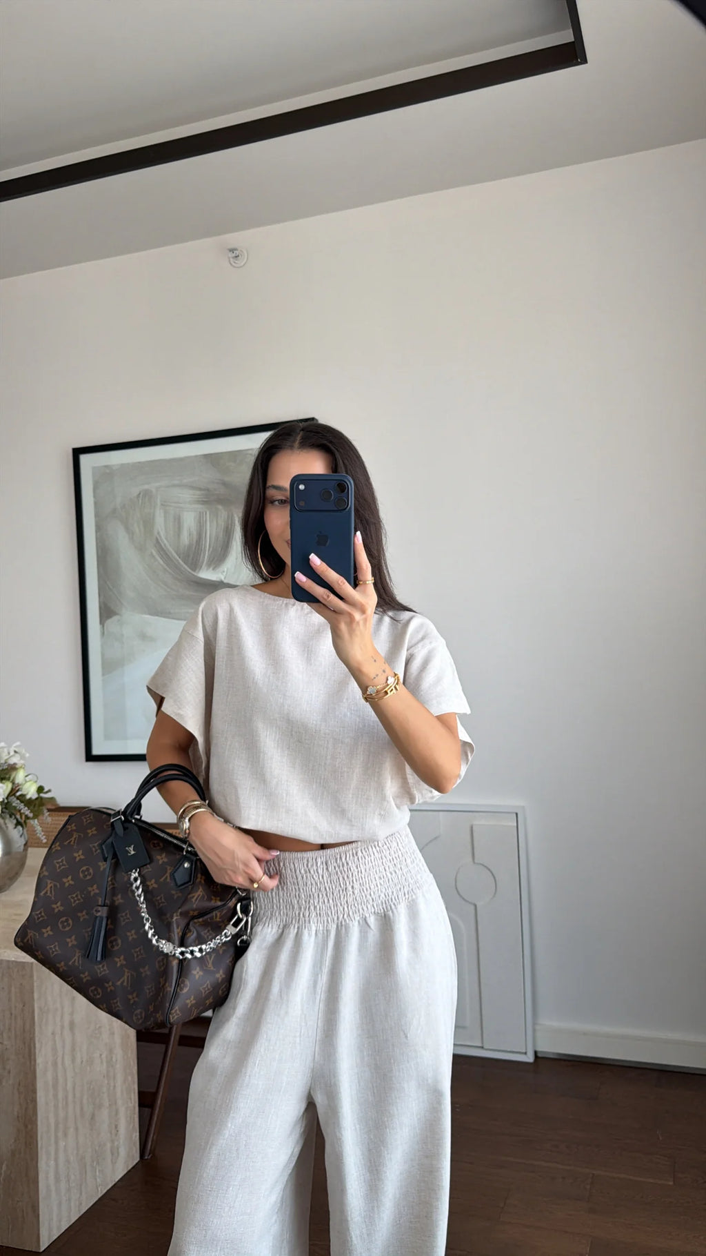 Luna Linen Lounge Set