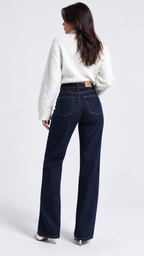 Navy Straight Jeans