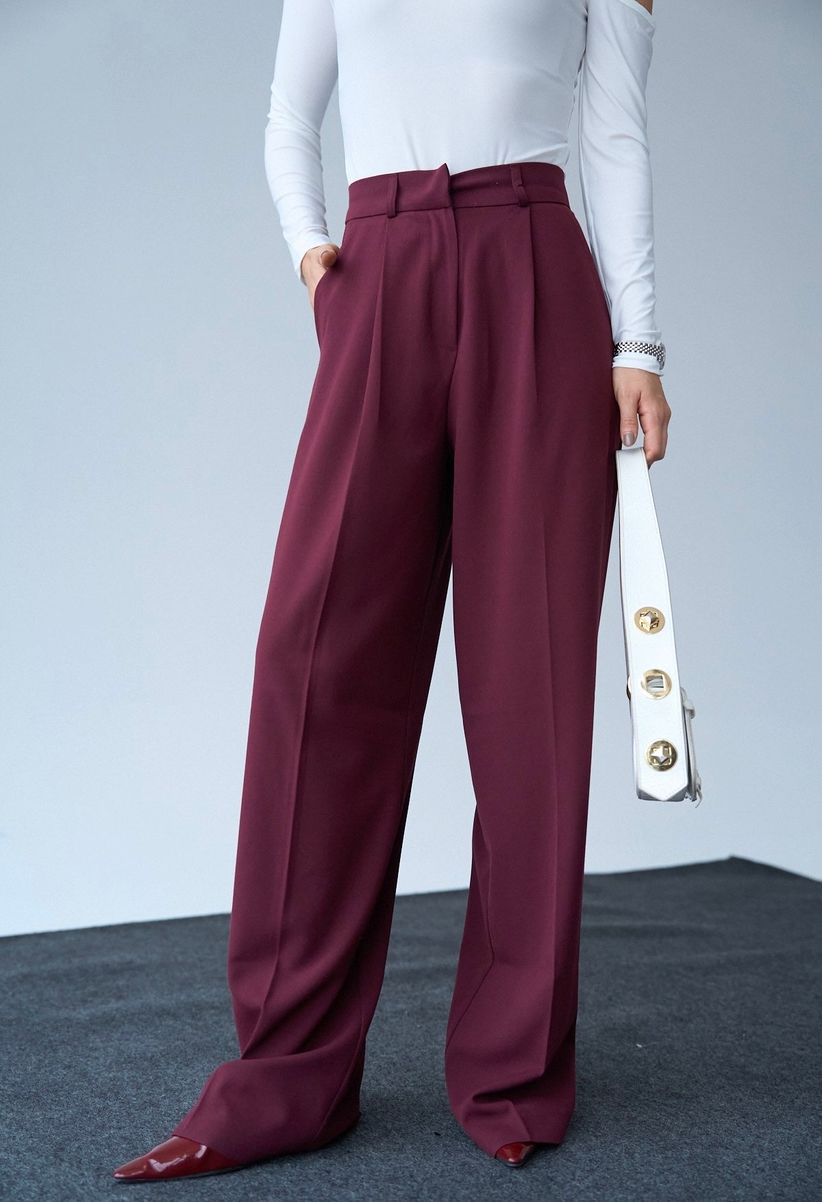Burgundy Palazzo