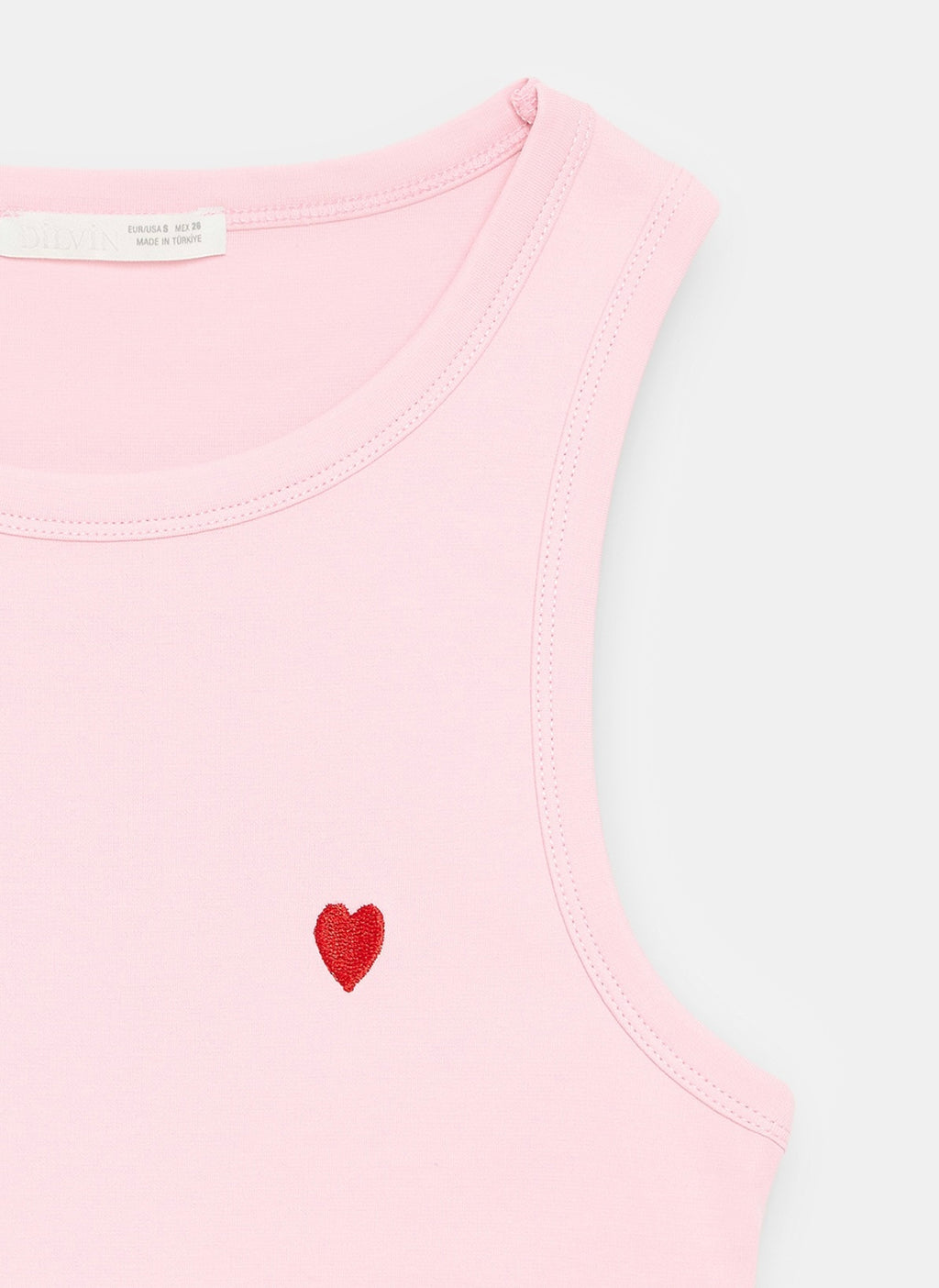 Heart Tank Top - Pink