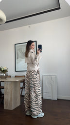 Zebra Print Pants