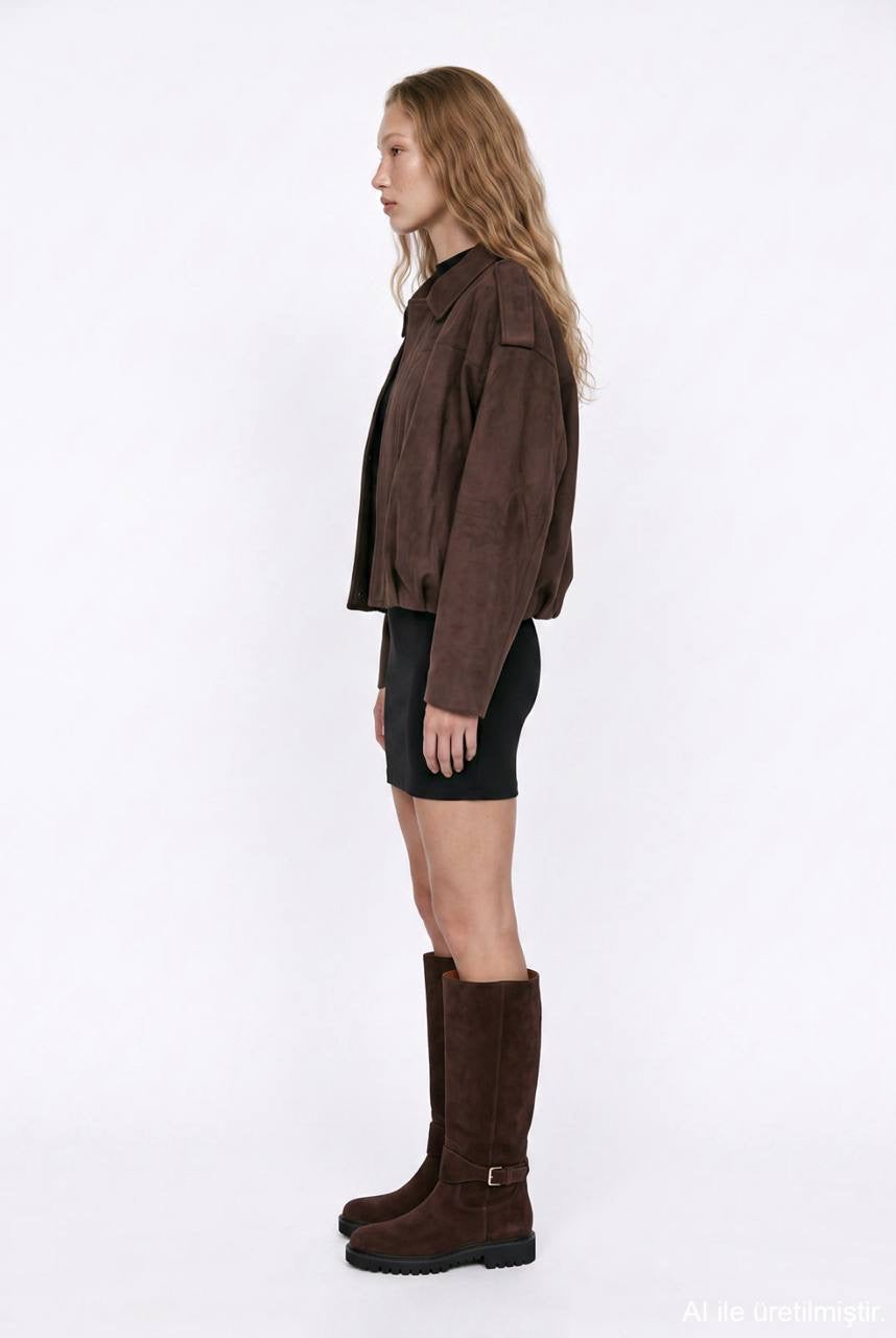 Cocoa Suede Jacket