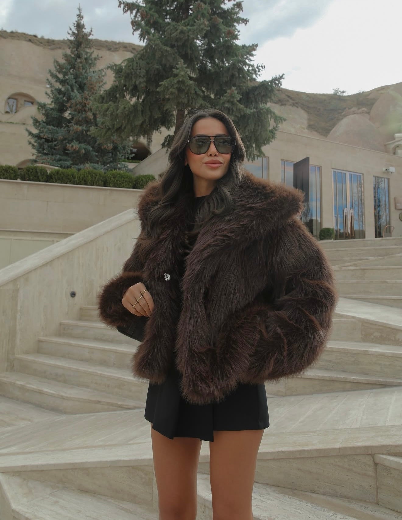 Brown Fur Coat