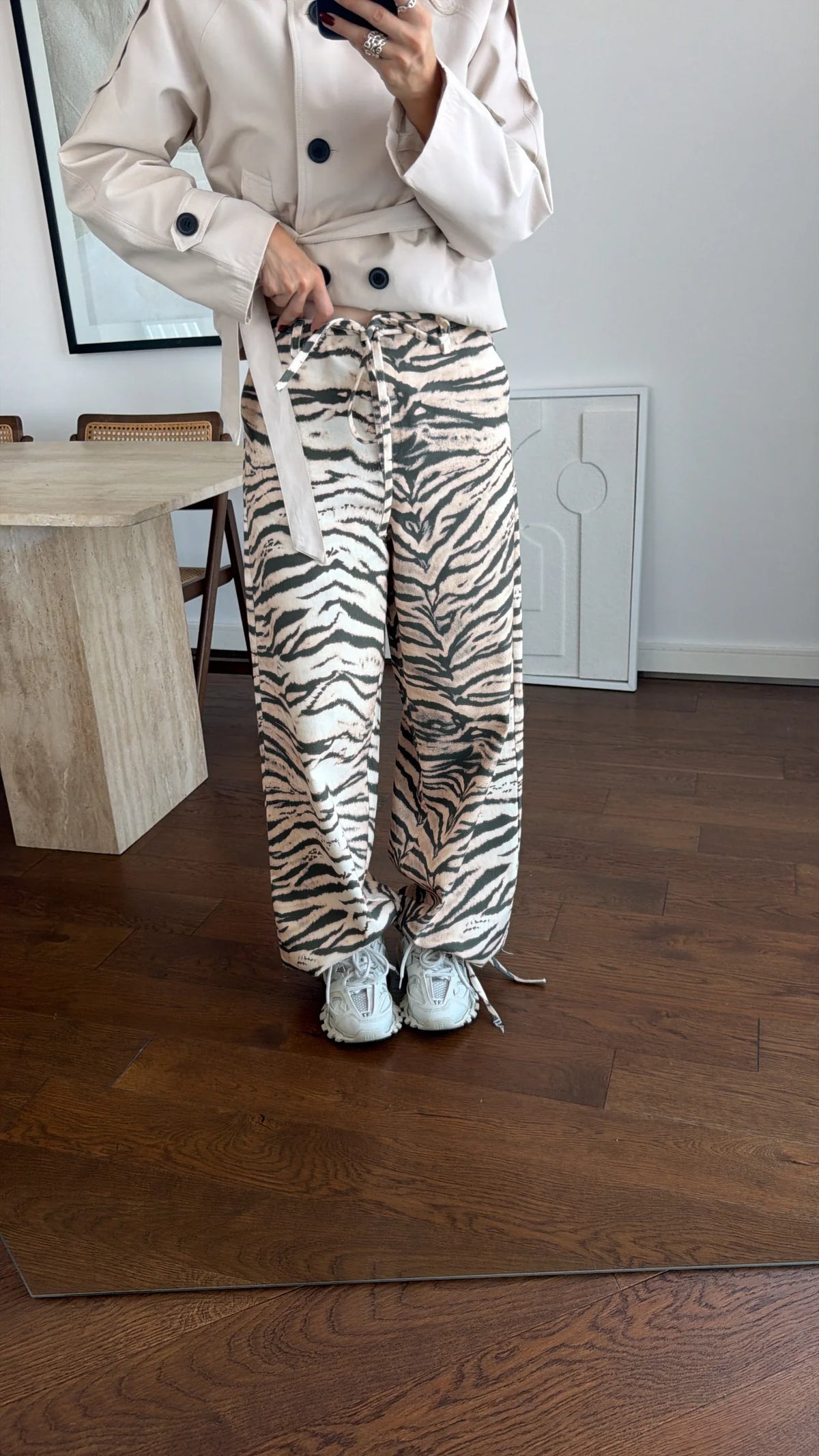 Zebra Print Pants