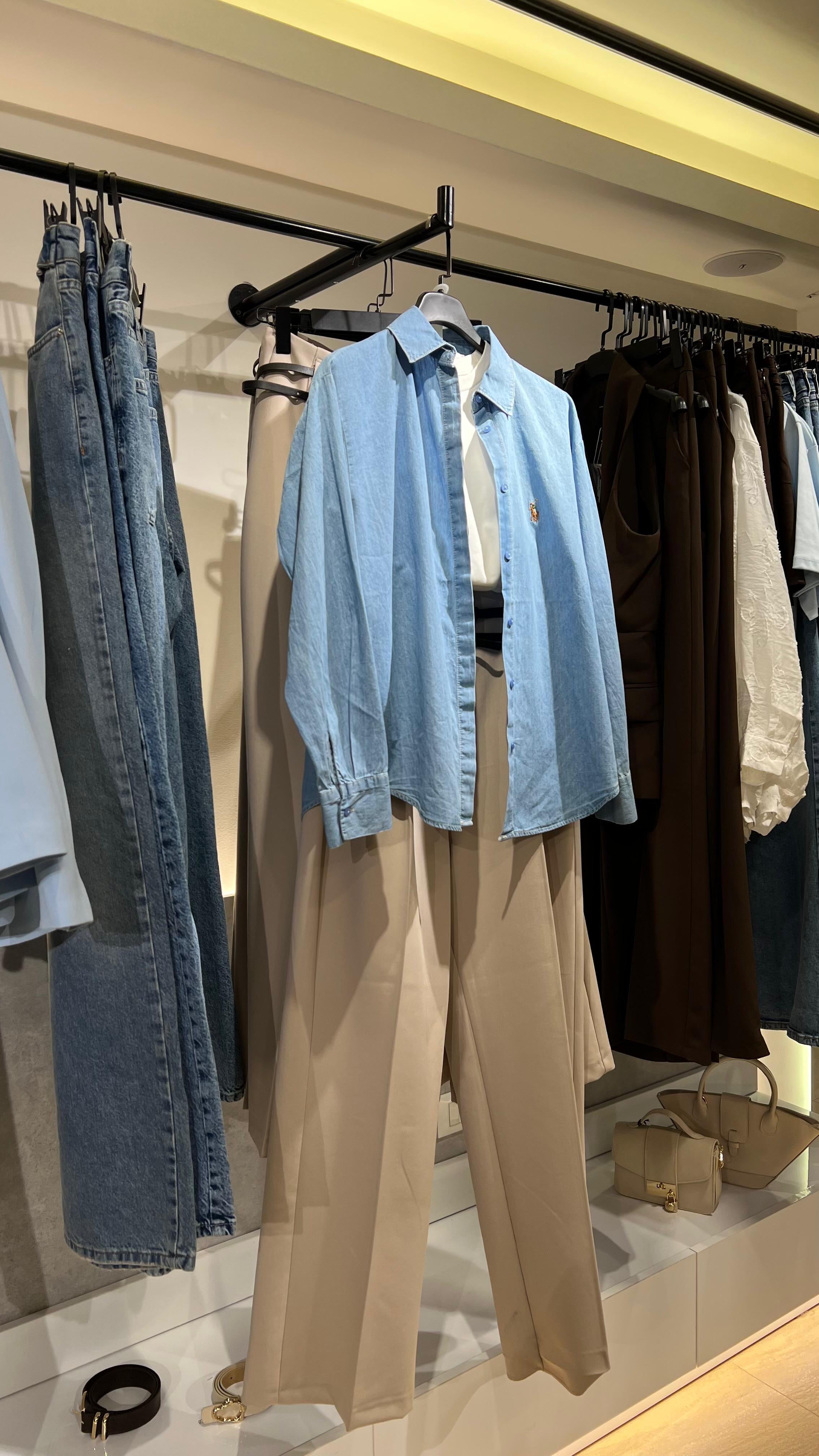 Light denim shirt