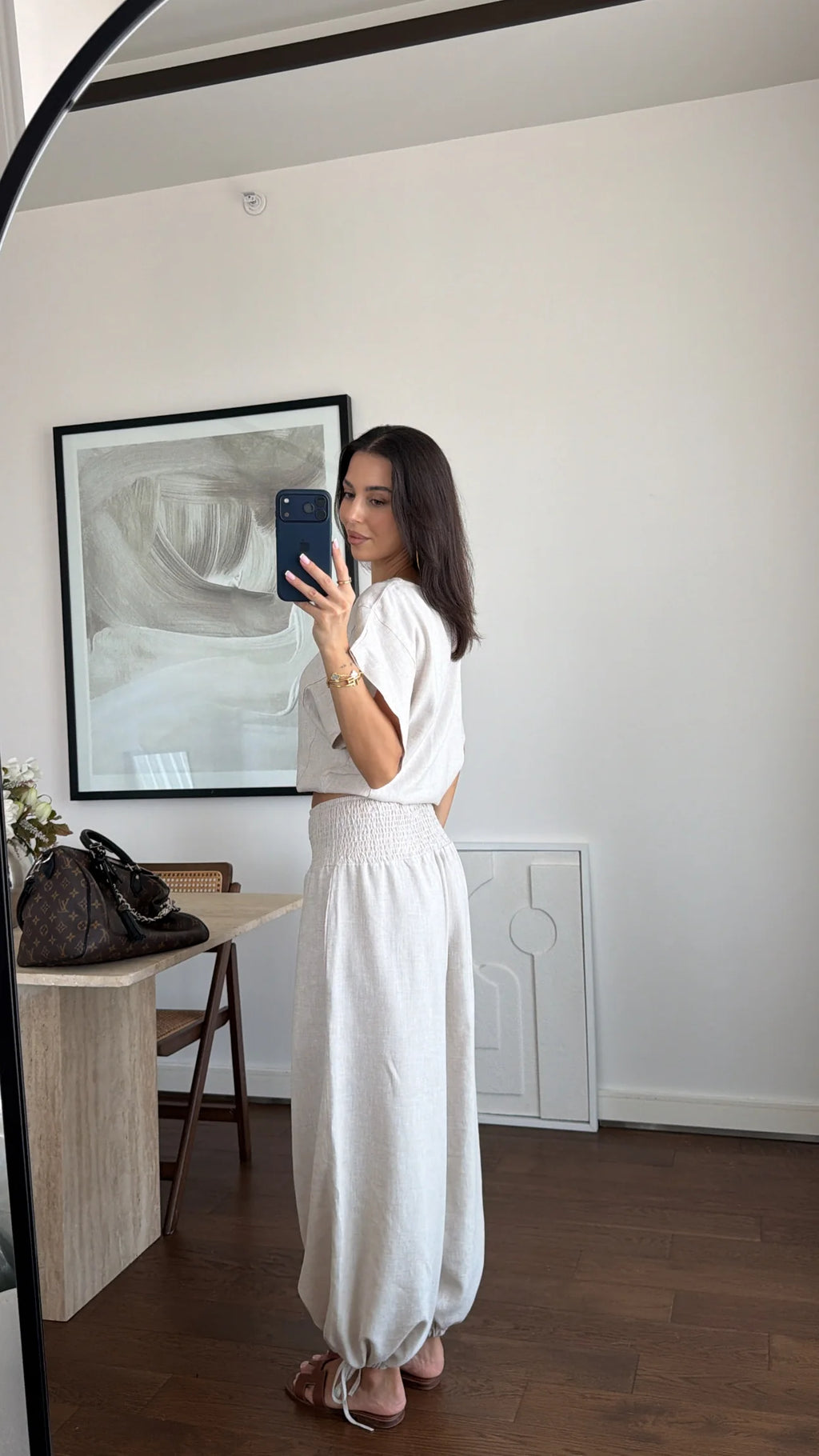 Luna Linen Lounge Set
