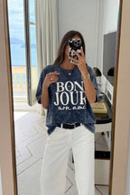 Bonjour T-shirt - Antrasit