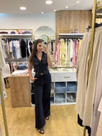 Linen black set