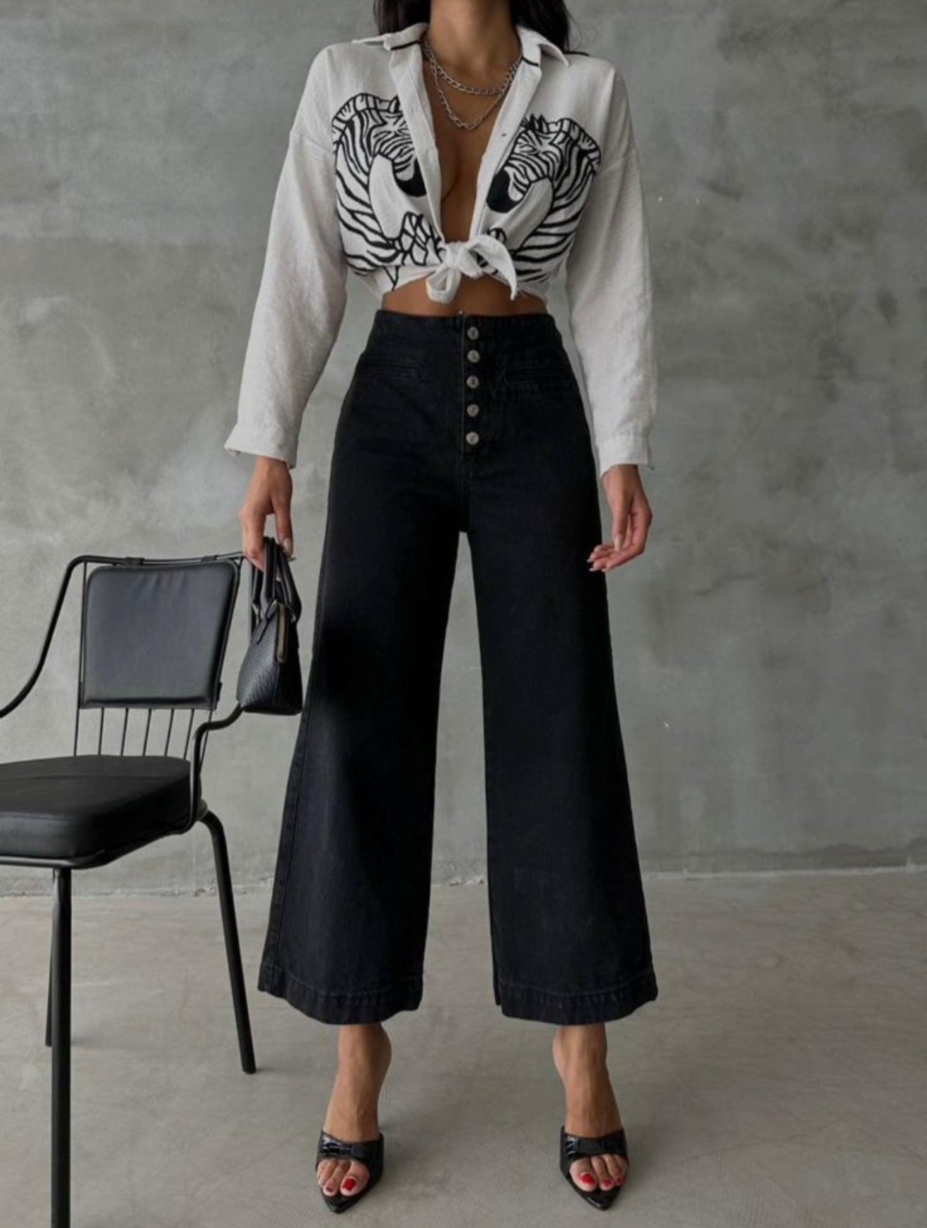Black Ankle Jeans