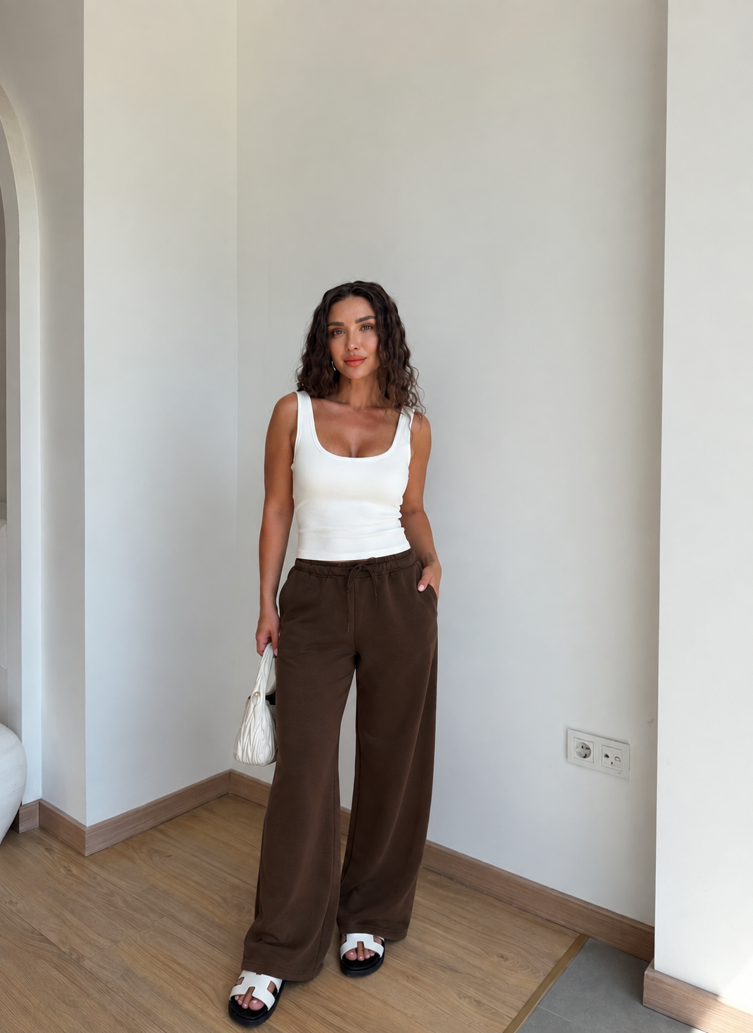 Cloudy sweatpants - Brown