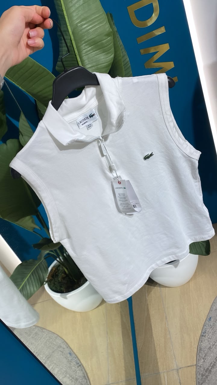 SS Lacoste Top - White