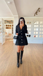 Blazer Dress Black