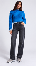 Vintage Black Straight Jeans