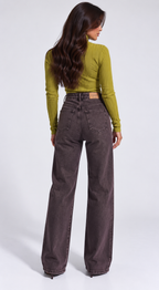 Brown Loose Jeans