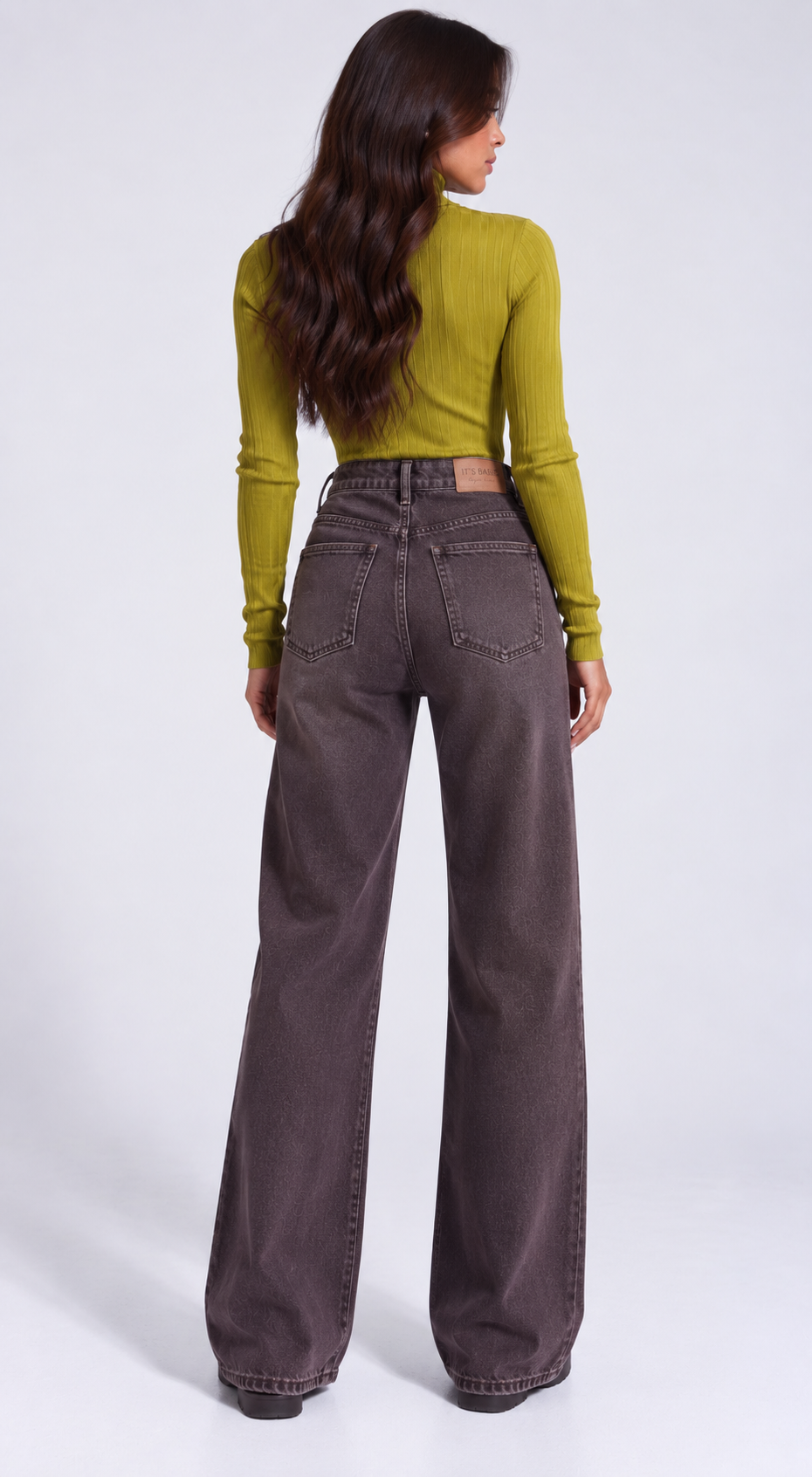 Wide Brown Jeans
