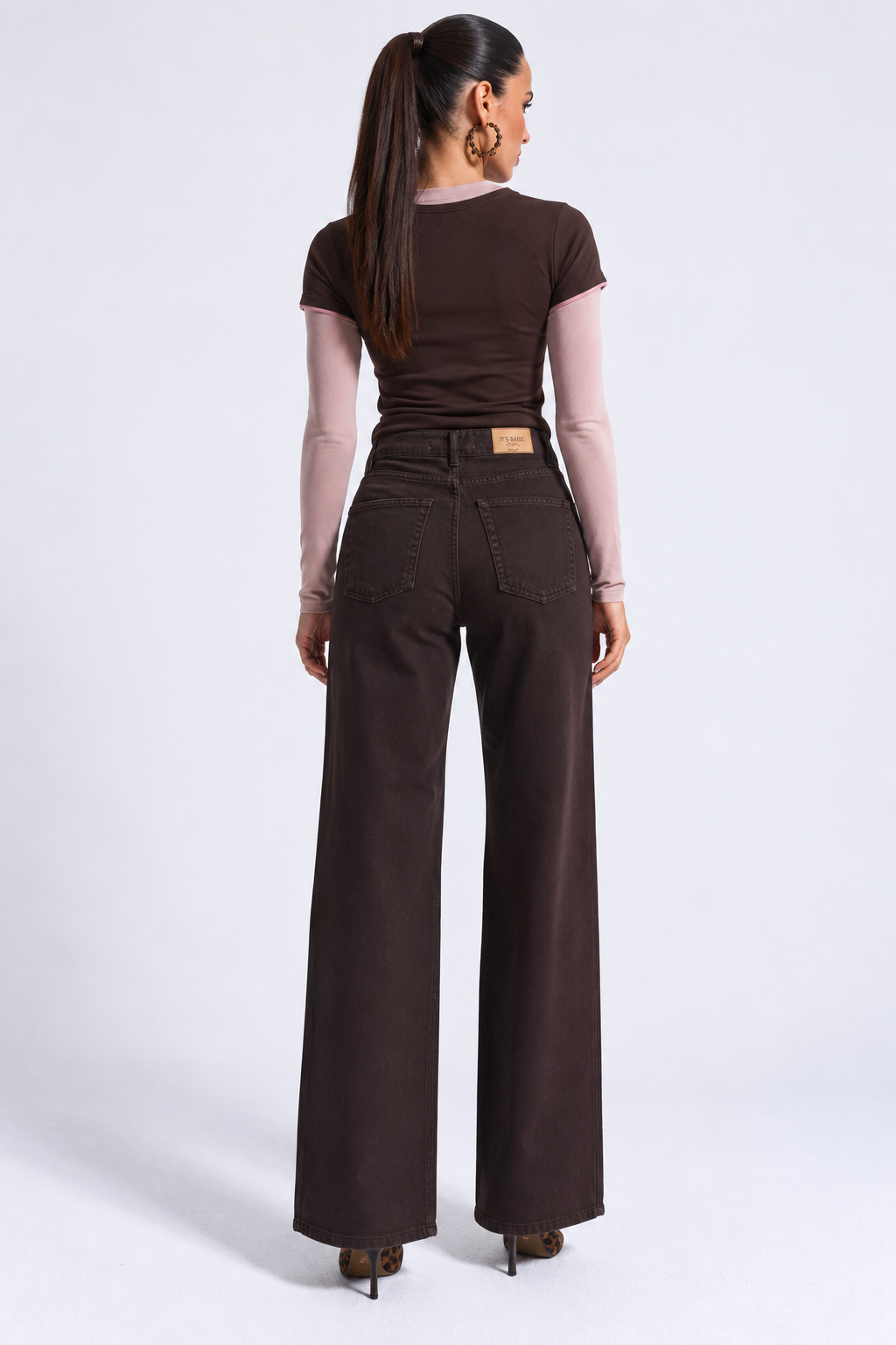 Classic Straight Brown Jeans