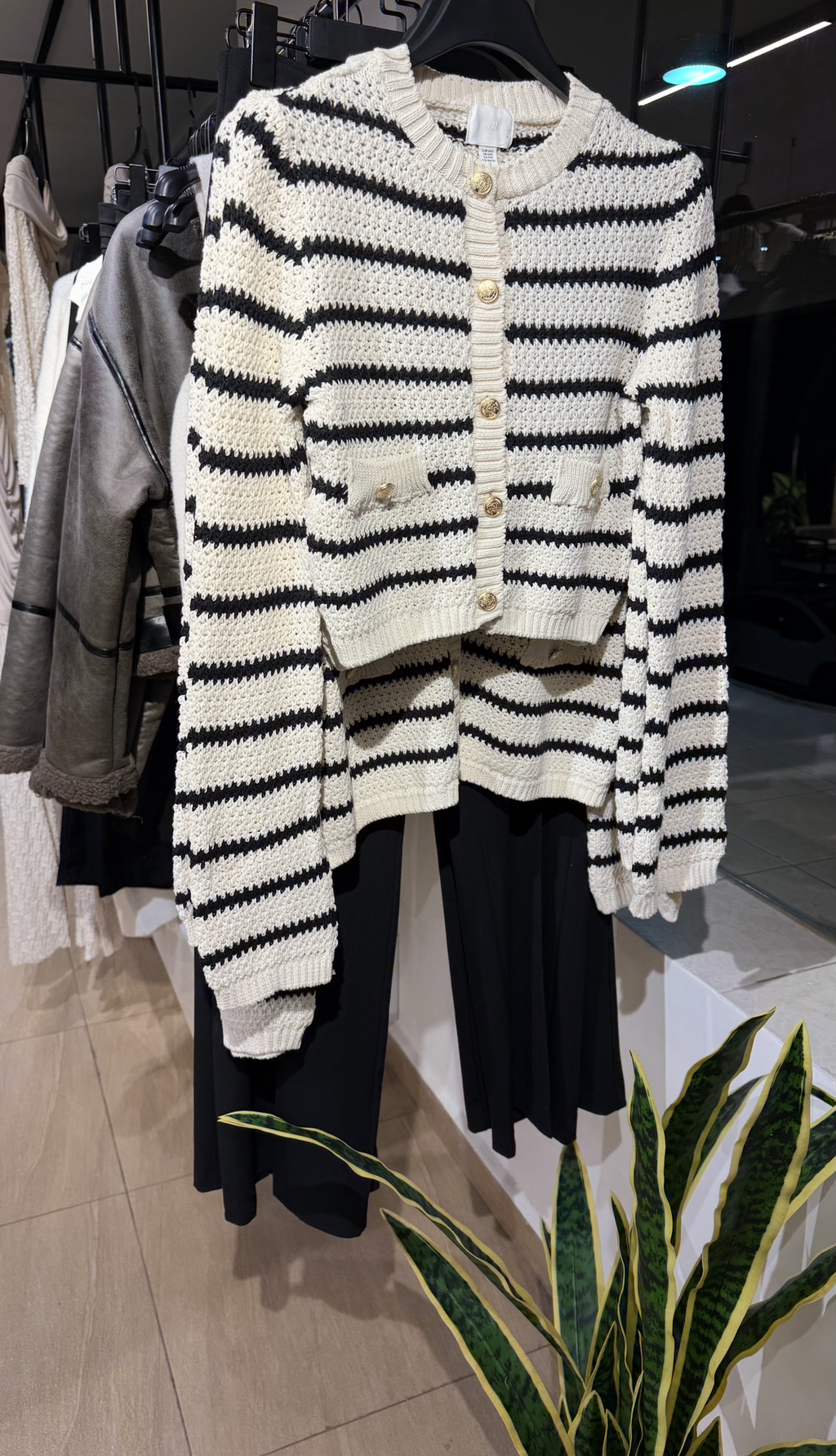 HM Stripped Cardigan