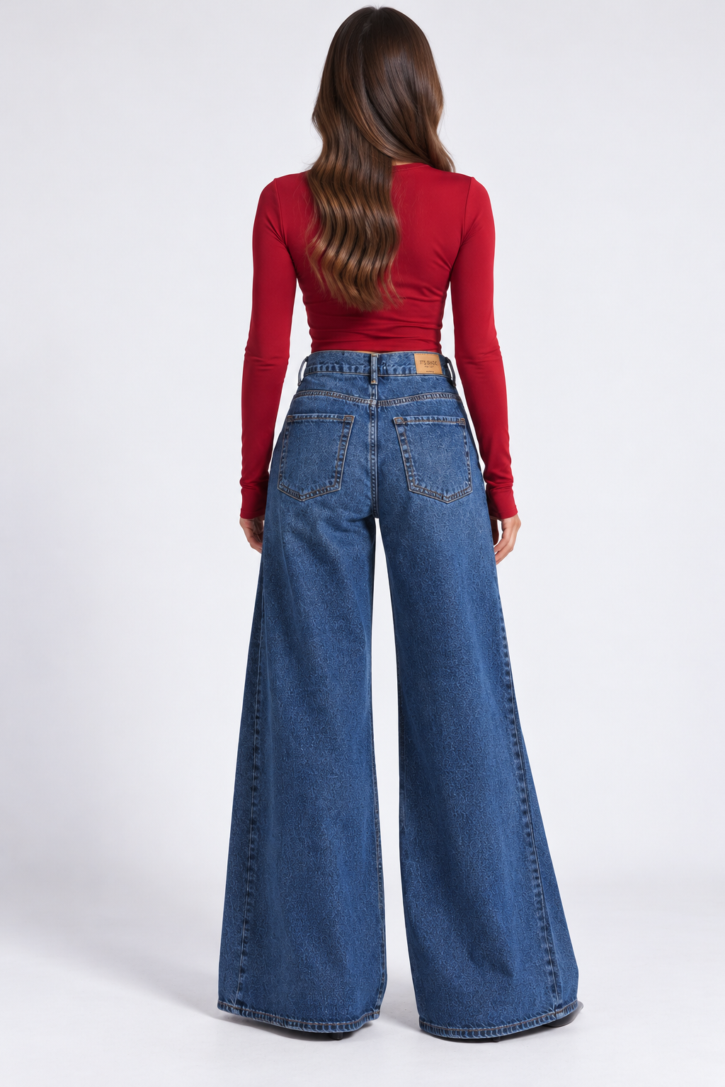 Blue Palazzo Jeans