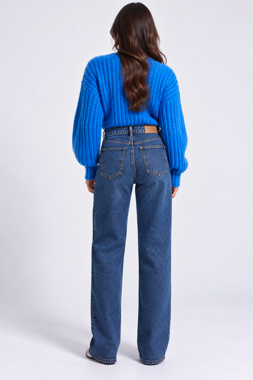 Straight Medium Blue Jeans