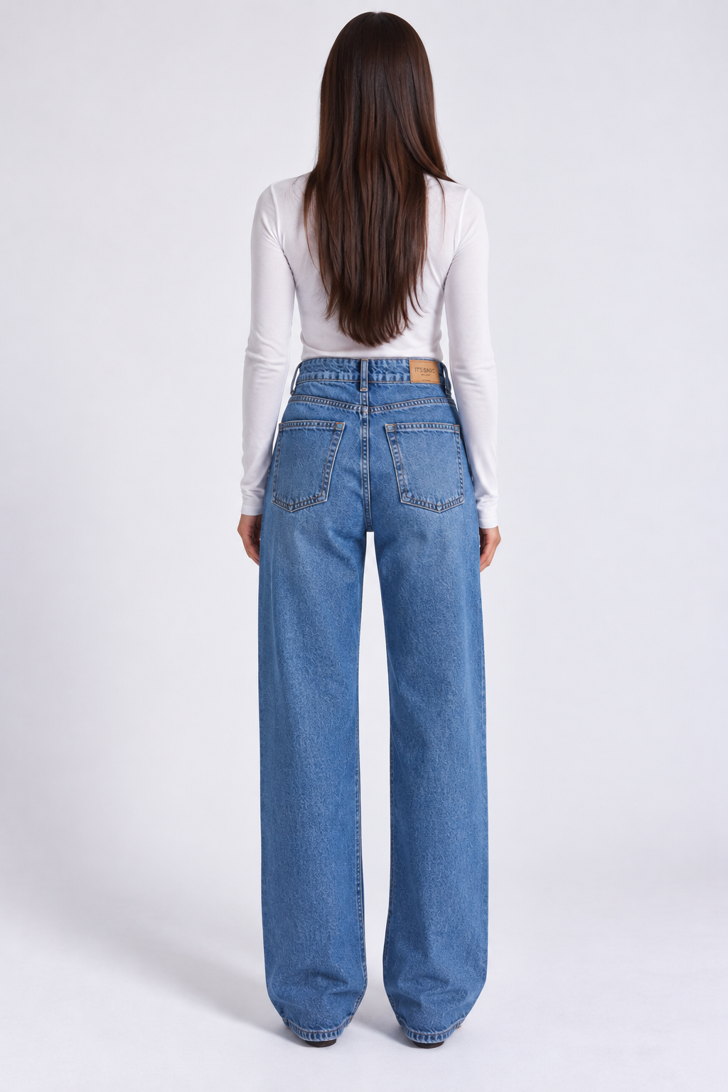 Straight Light Blue Jeans
